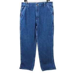 Carhartt Loose Original Fit Utility Jeans Mens 36 x 31.5 Dungarees B13 - DST